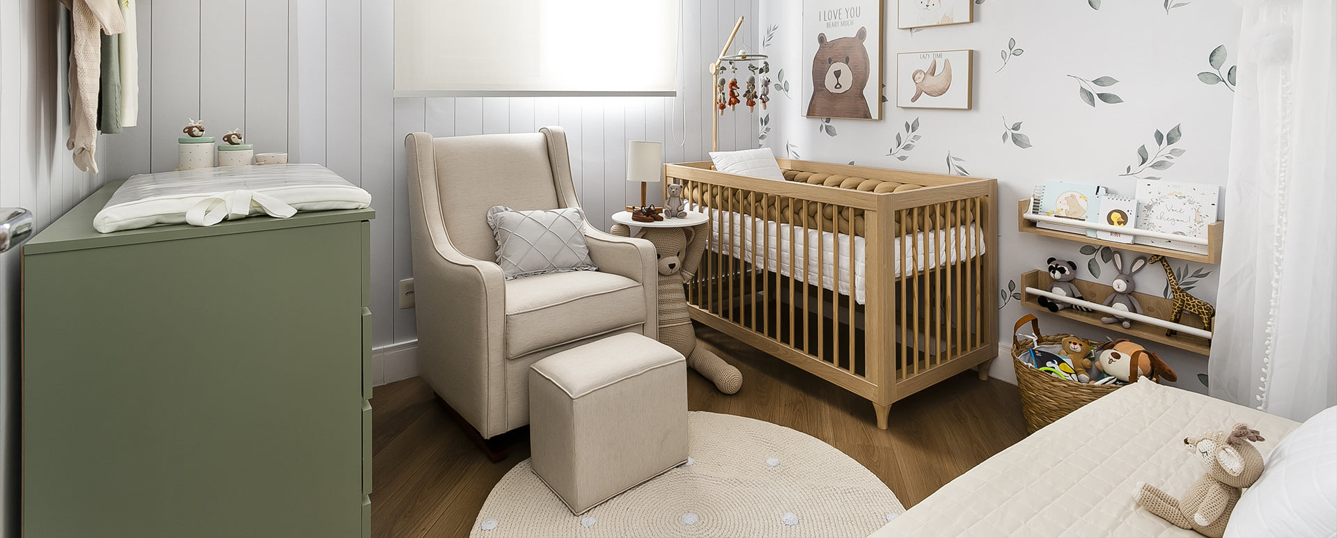 quarto de bebê pequeno
