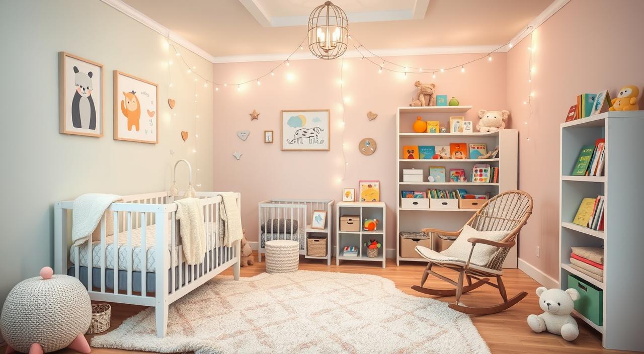 quarto de bebê aconchegante