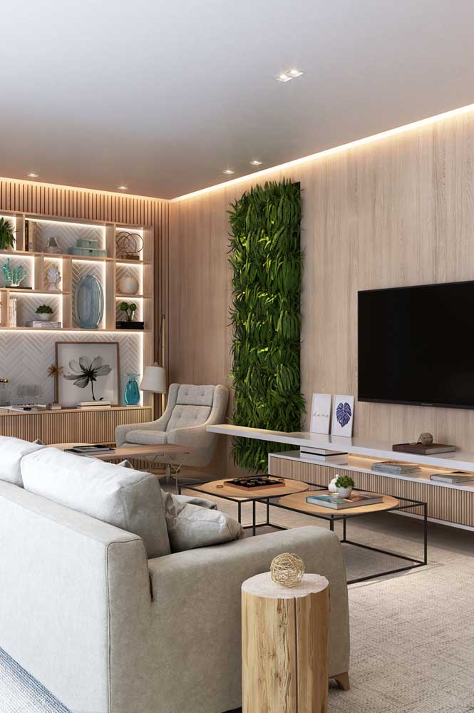 decoracao de sala com mesa de canto 5