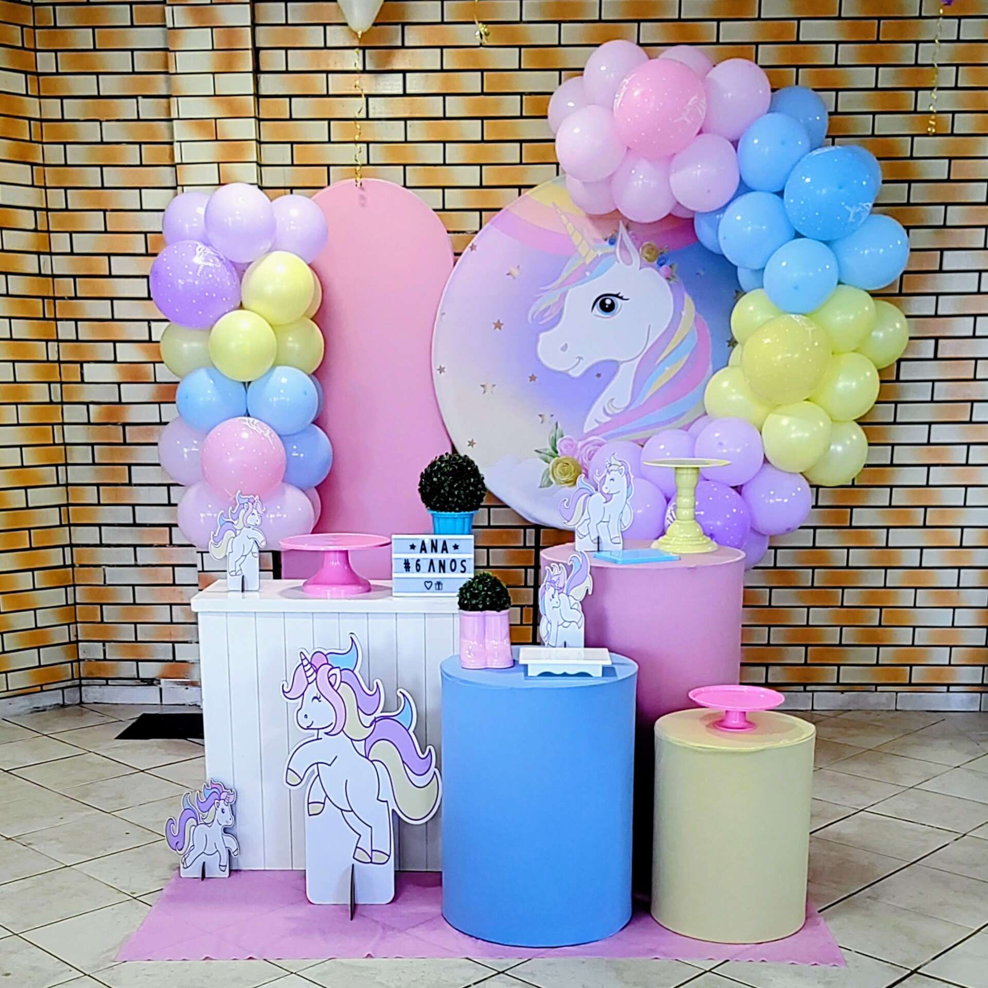 festa unicórnio infantil