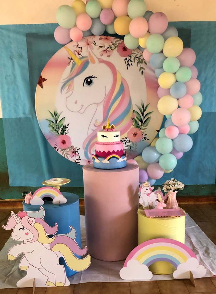 festa unicórnio infantil