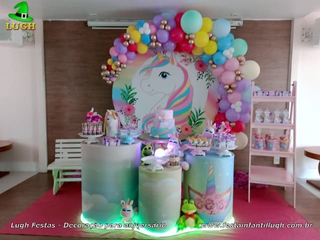 ideias decoração unicórnio