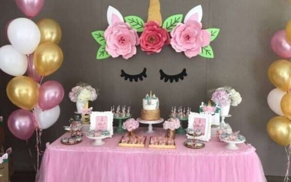 festa unicórnio infantil