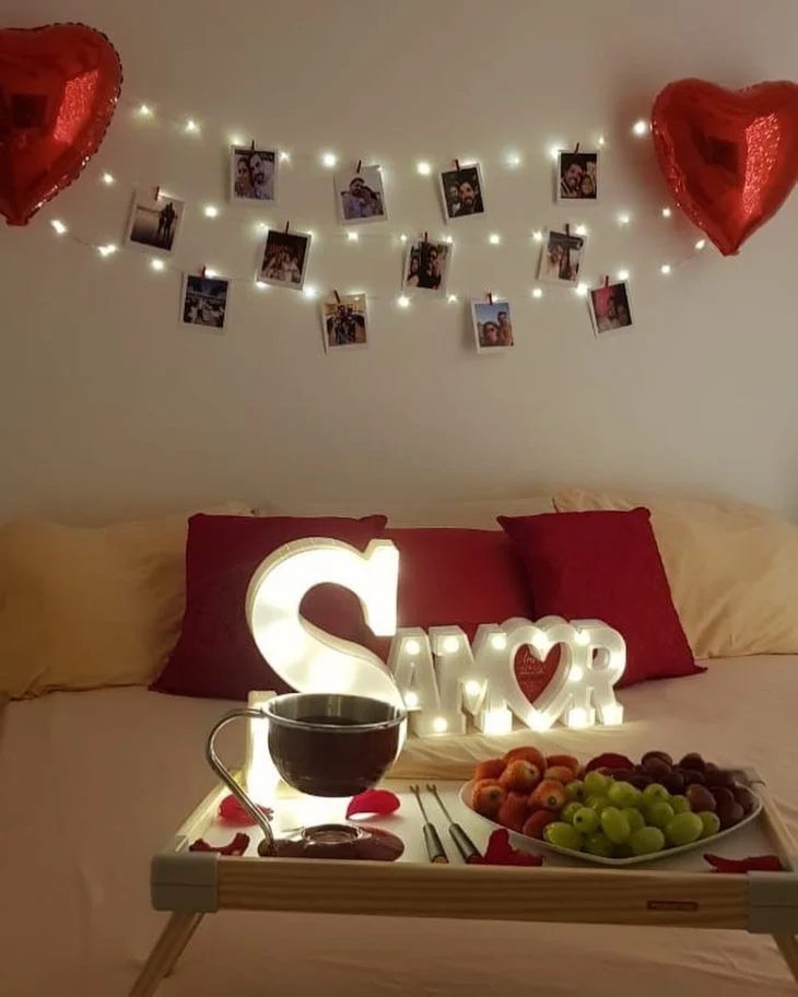 diy decoração dia dos namorados