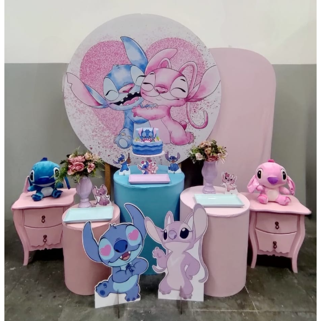 quarto infantil Stitch rosa