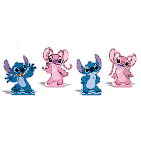 balões Stitch rosa