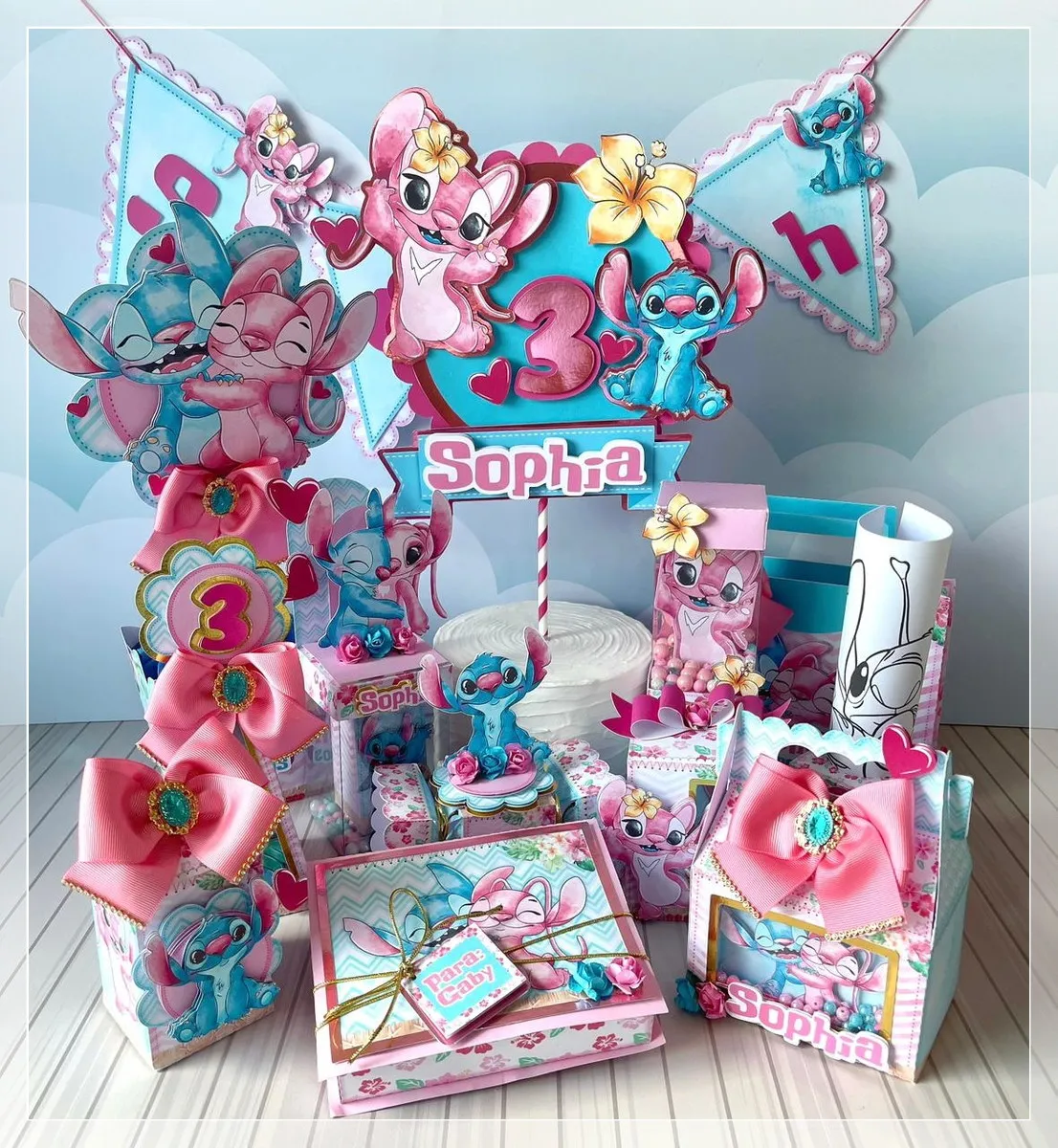 Angel Lilo & Stitch decoração