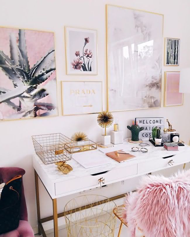 decoração home office moderno