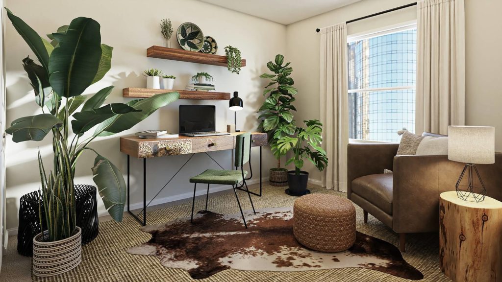 organização home office