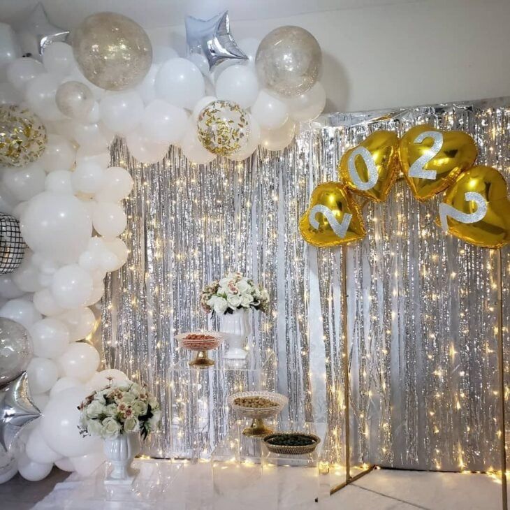 decoração réveillon simples e barata