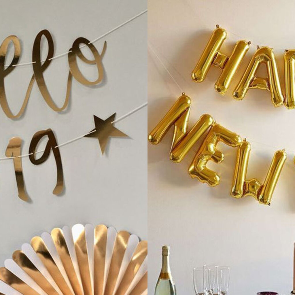 decoração réveillon simples e barata