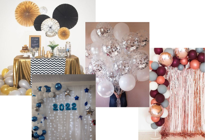 cores decoração ano novo