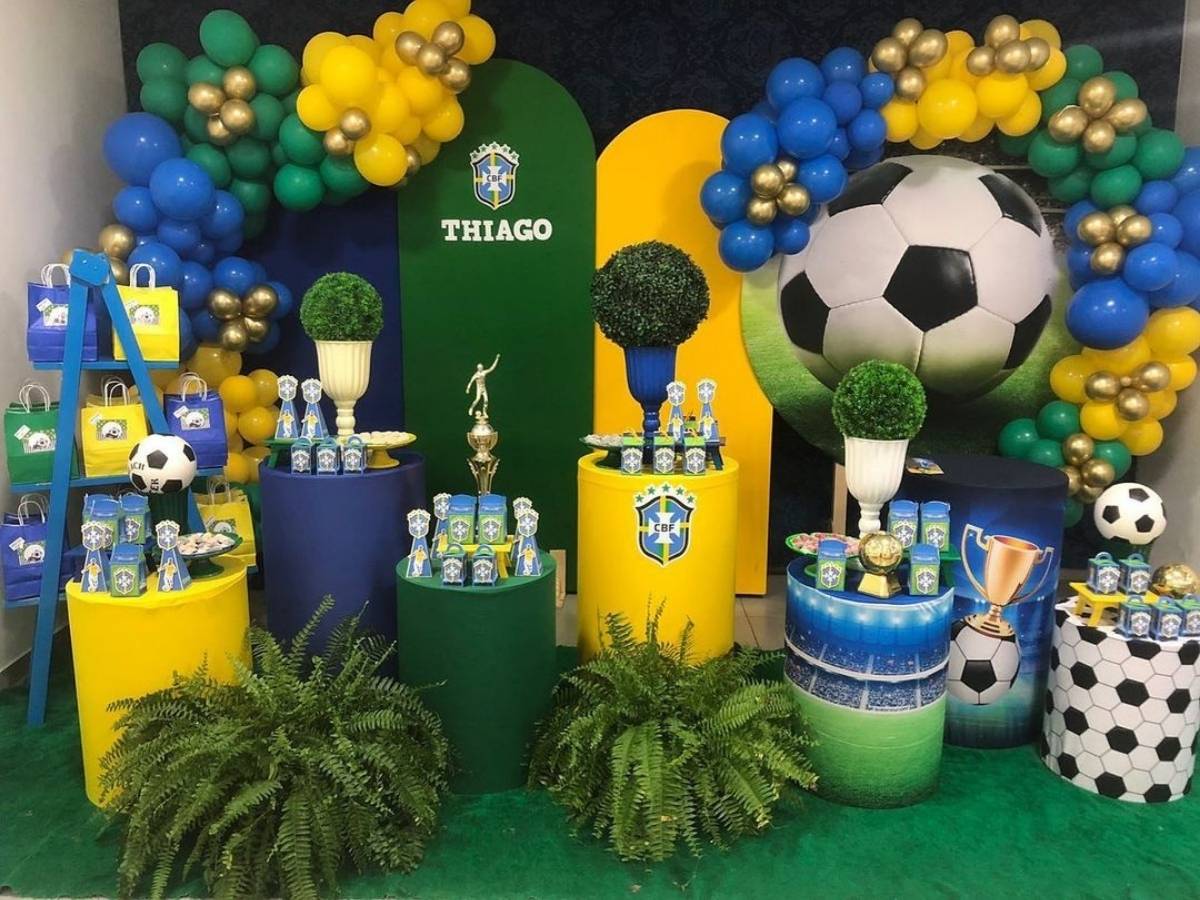 festa com cores do brasil gastando pouco