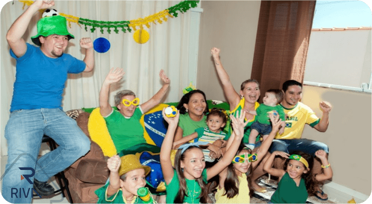 decoração apartamento copa do mundo