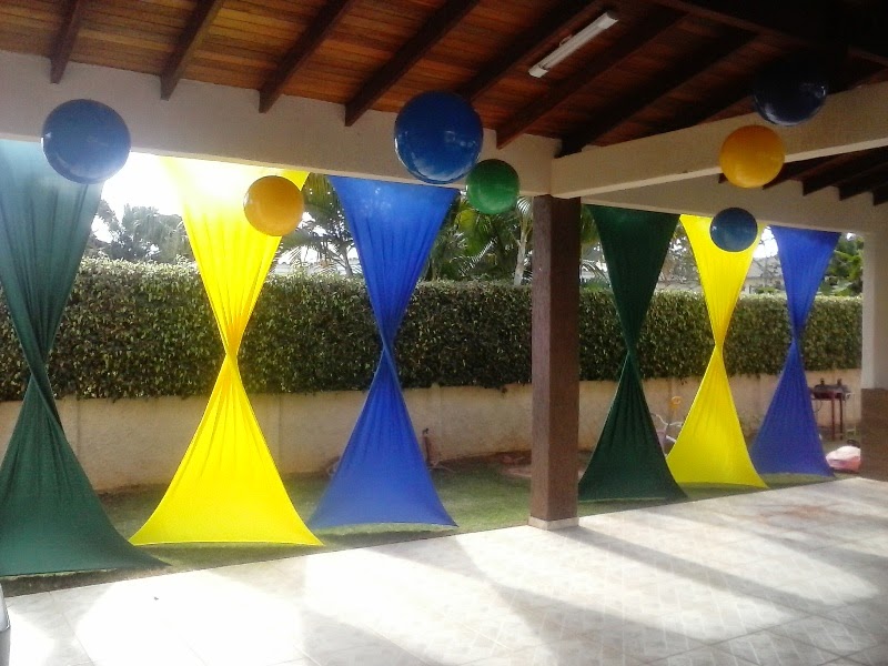 decoração quarto verde e amarelo