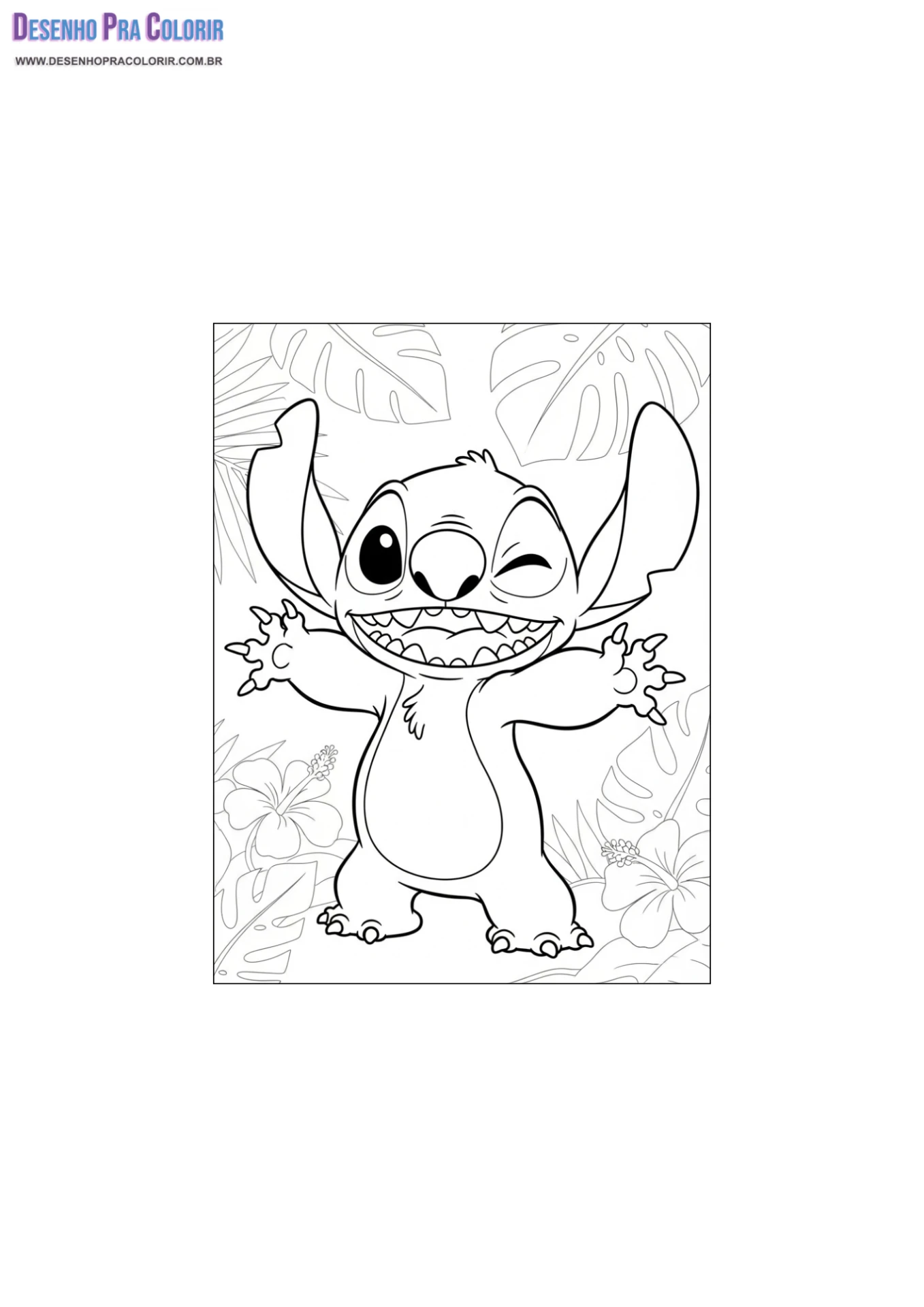 ideias de colorir stitch