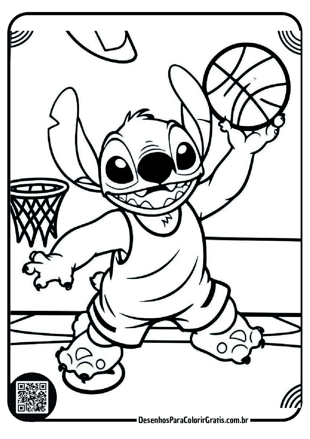 desenho stitch para imprimir