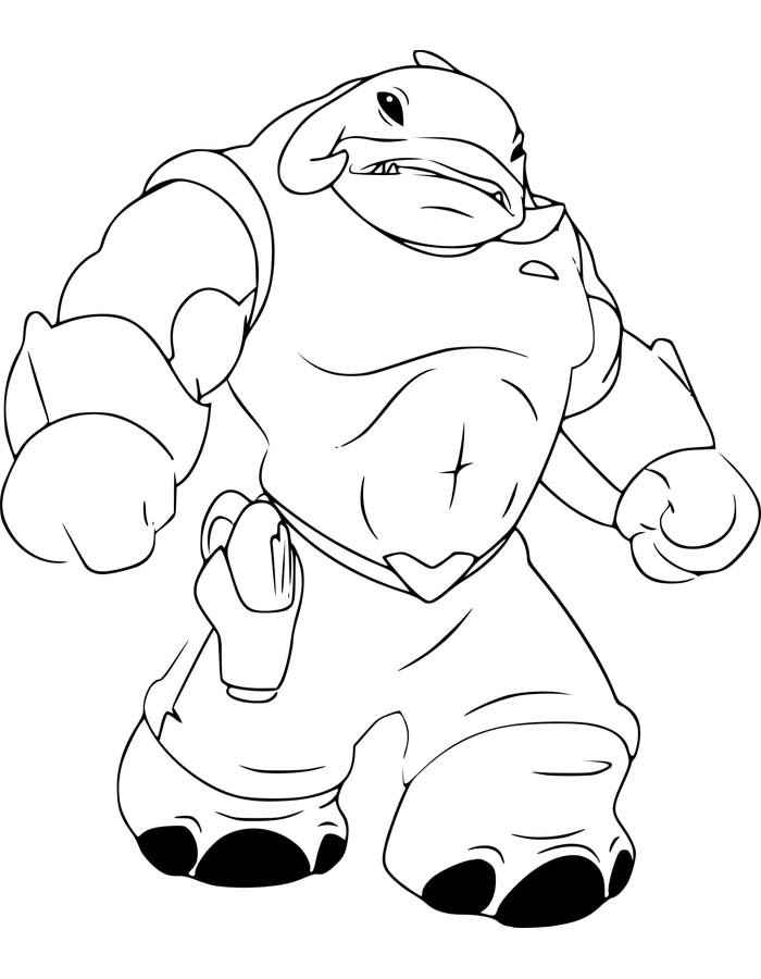 stitch para colorir pdf