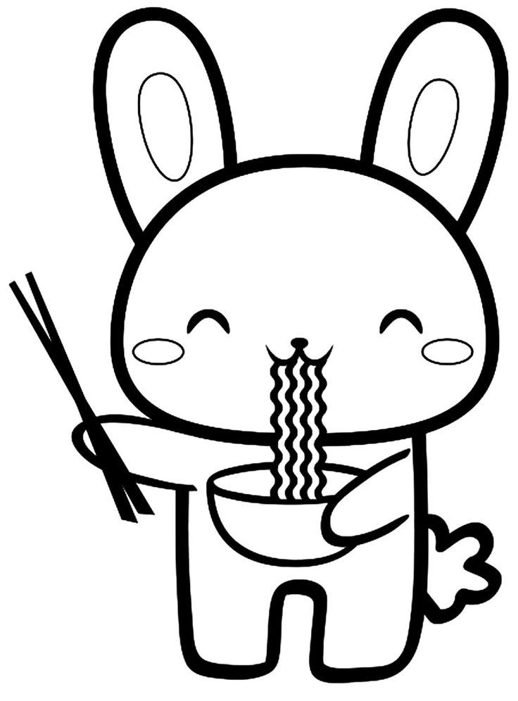 ilustrações kawaii para imprimir