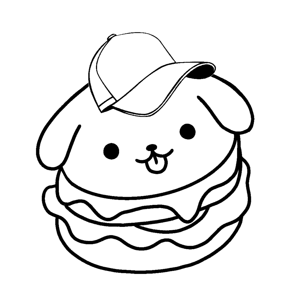 animais kawaii para pintar