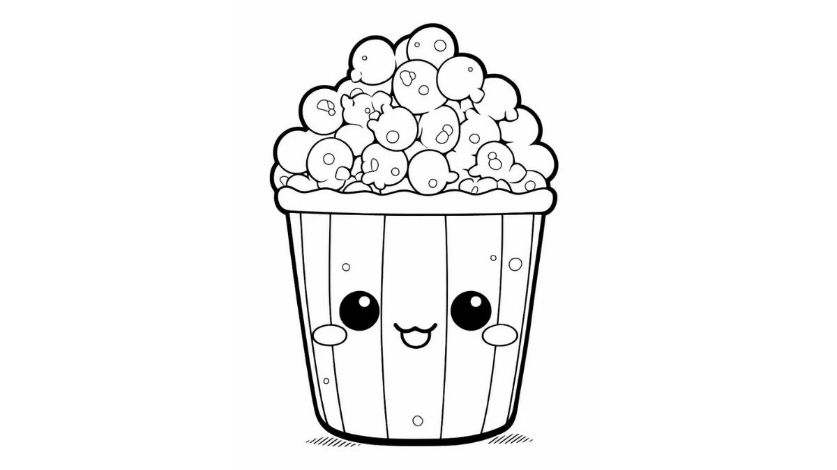 materiais para colorir kawaii