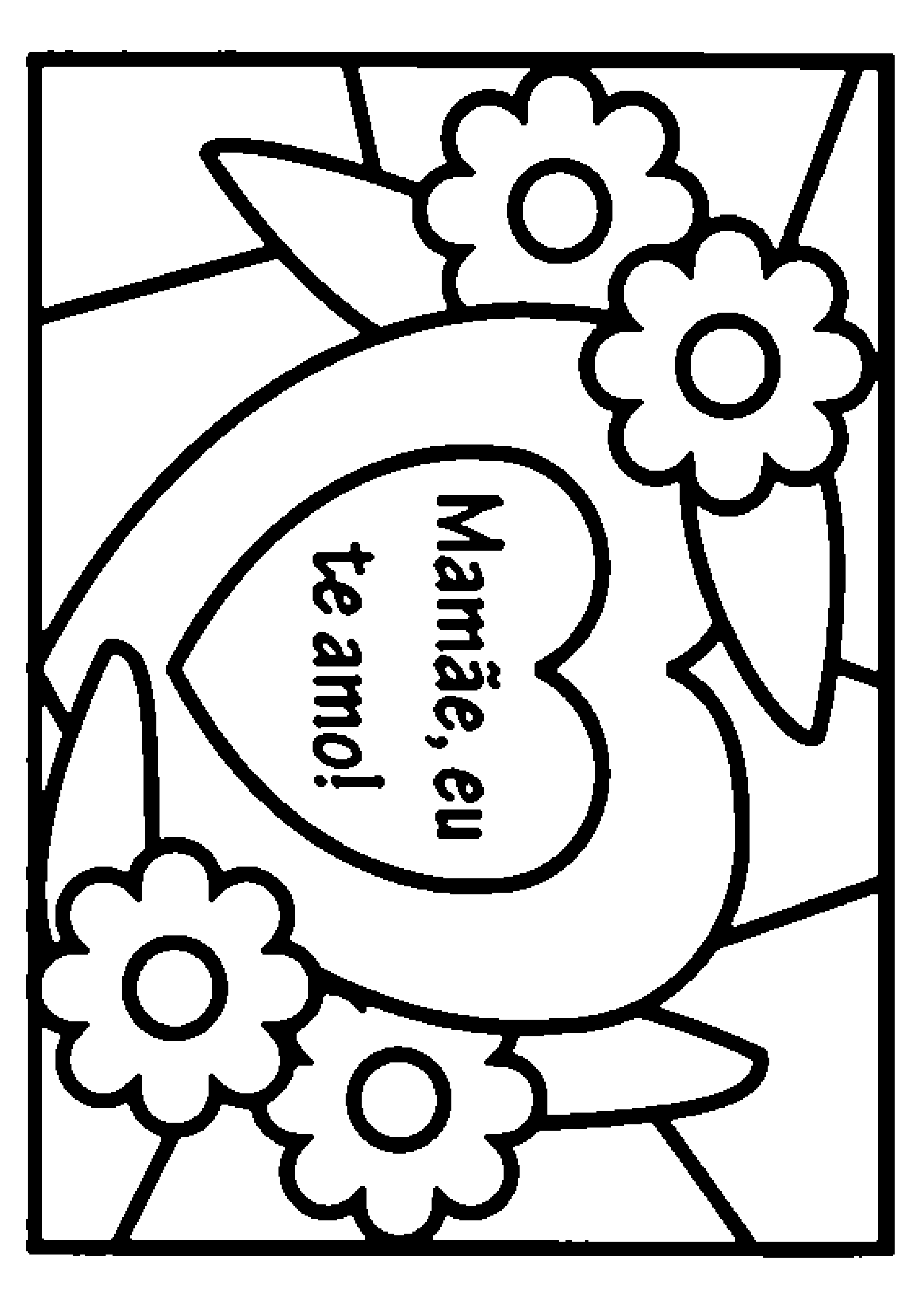 dia das maes para colorir 5