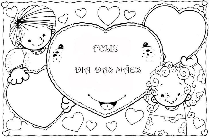 dia das maes para colorir 9