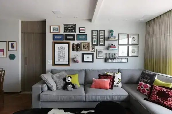 decoração com quadros baratos