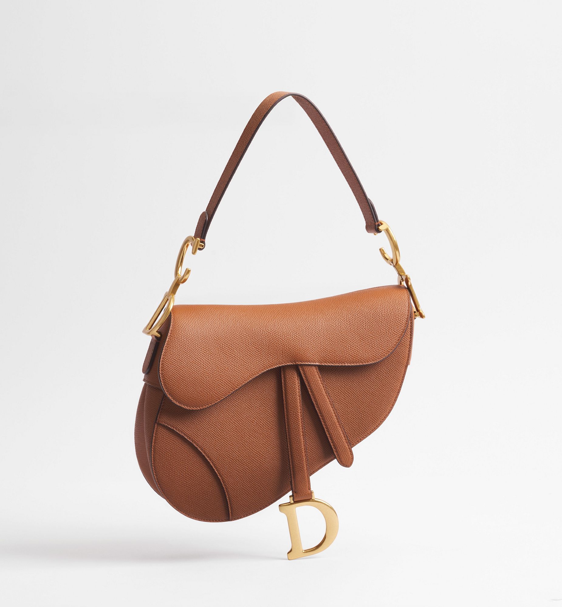 Bolsa Saddle com alça bordada