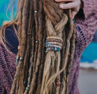 penteado com mechas