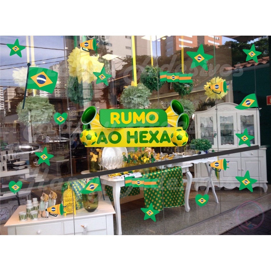 adesivos seleção brasileira parede