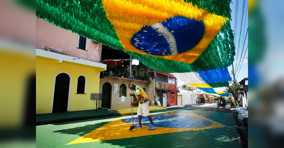 balões decorativos copa do mundo junina
