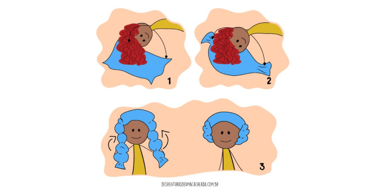 plopping cabelo cacheado definição