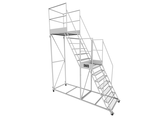 escada plataforma industrial 3m