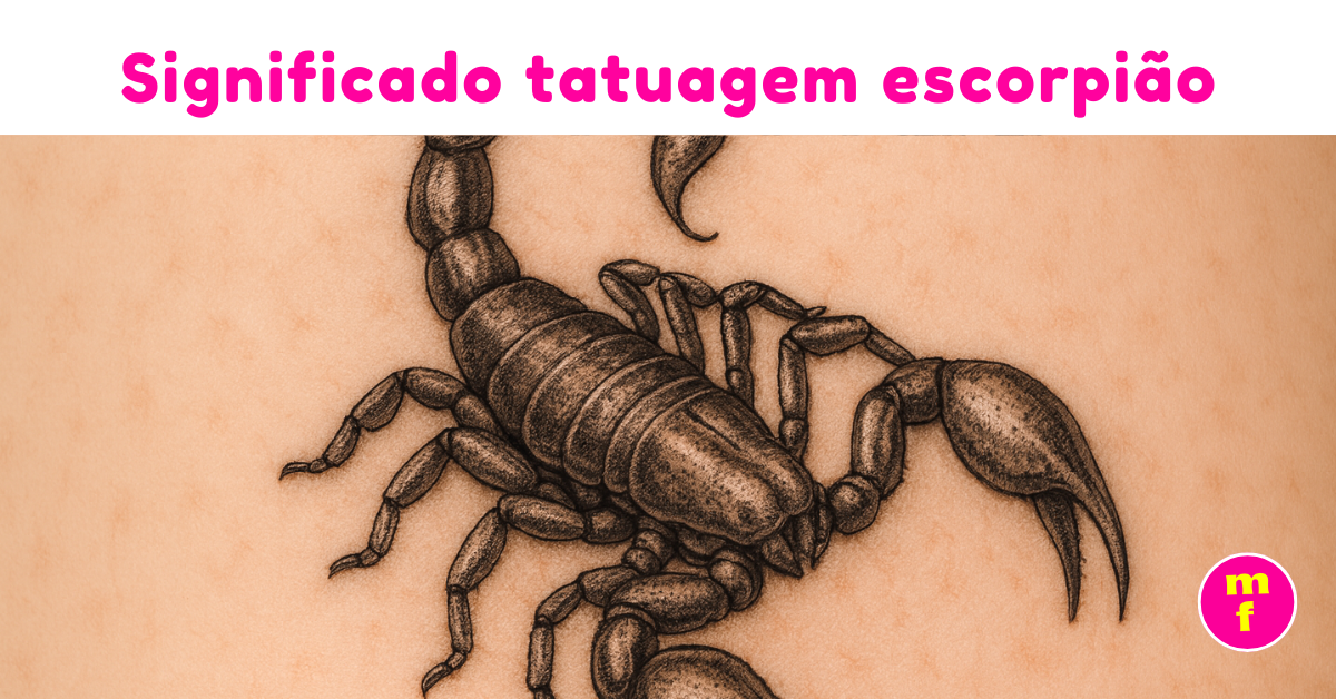 tatuagem escorpião masculina