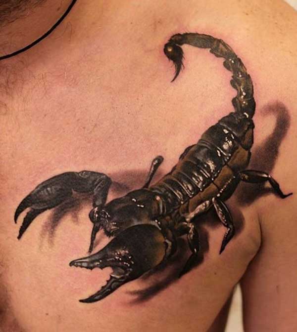 inspiração tatuagem escorpião