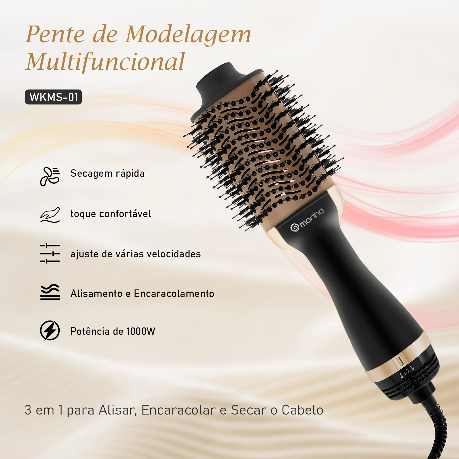 escova secadora danifica o cabelo