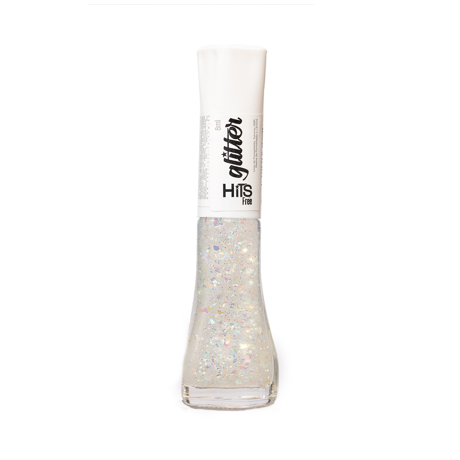 esmalte glitter prata