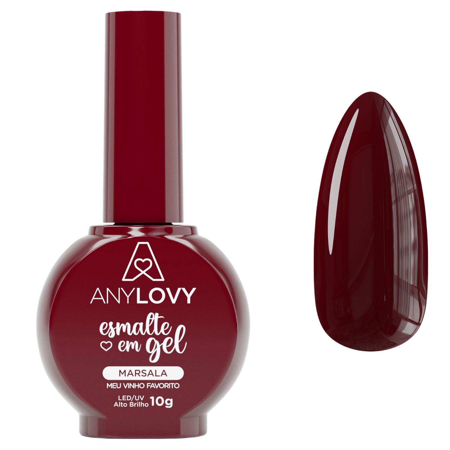 esmalte marsala para pele morena