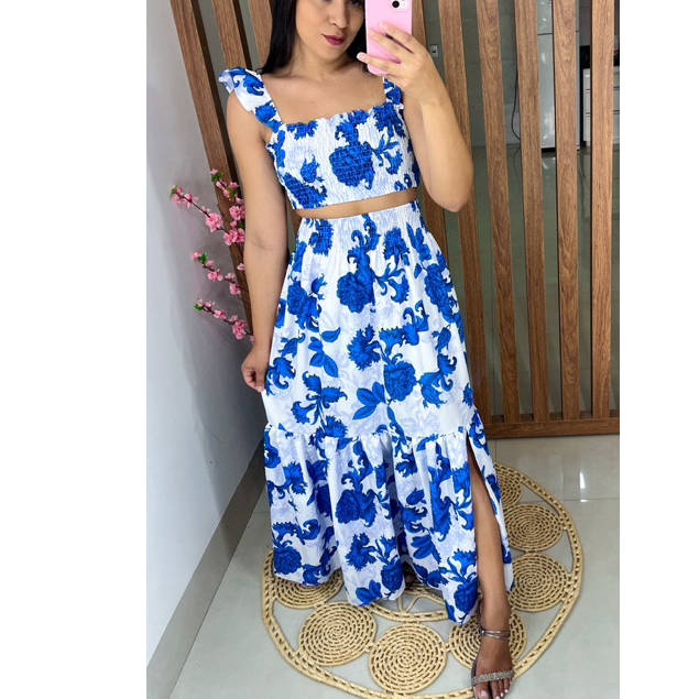 saias estampadas para trabalho