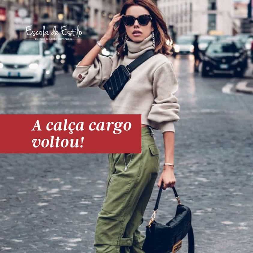 calça cargo preta