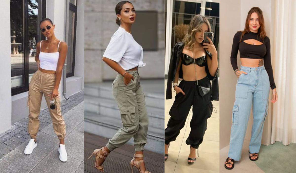 look com calça cargo