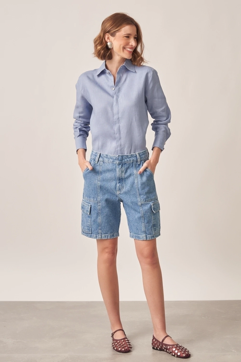 calça cargo alfaiataria