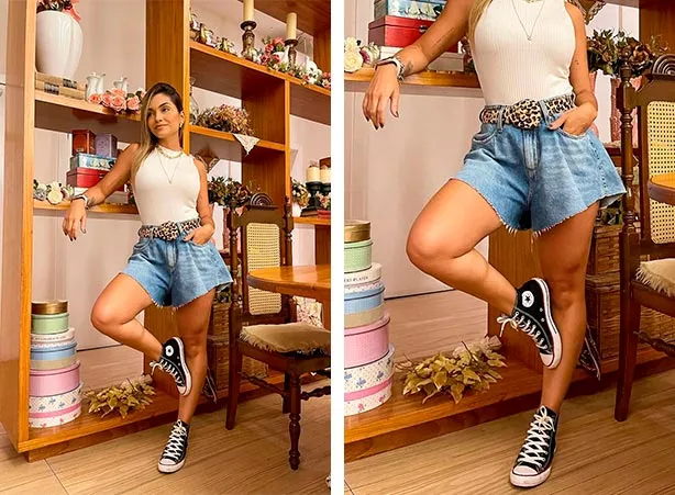tipos de shorts femininos