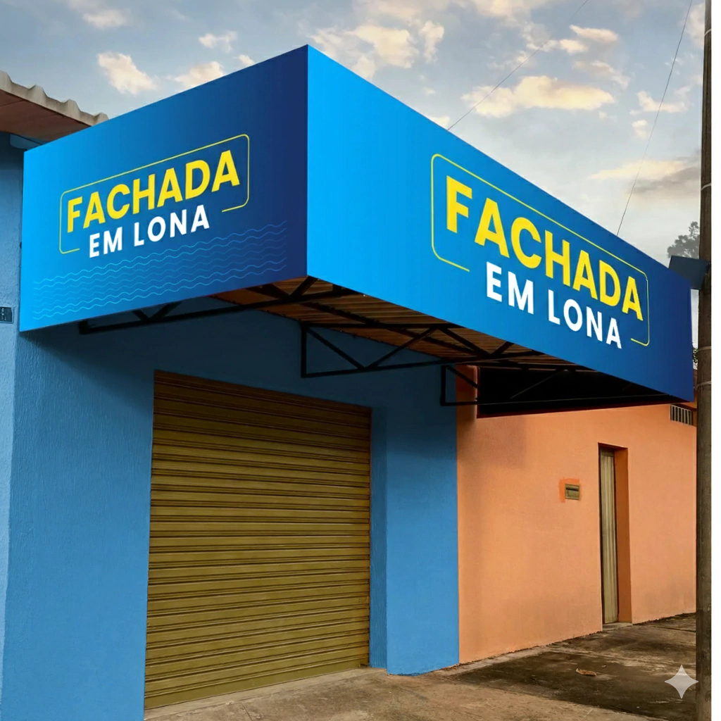 fachada comercial moderna