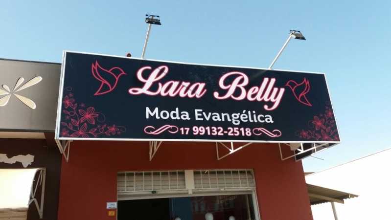 tipos de letreiros para loja