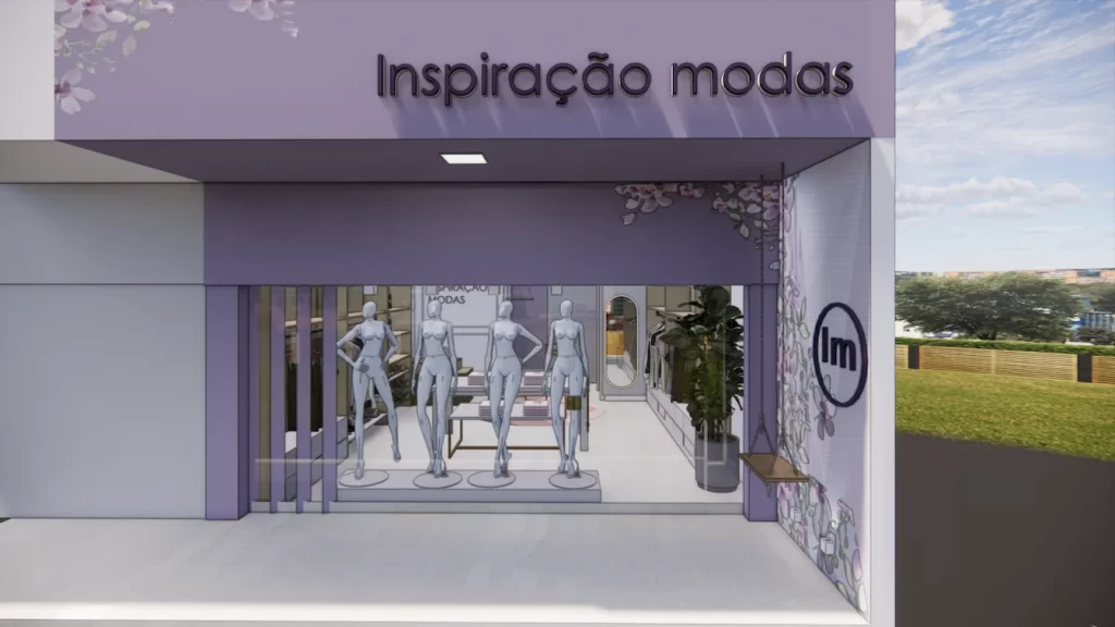 projeto de fachada de loja
