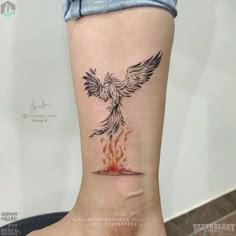 Tatuagem de ave fênix