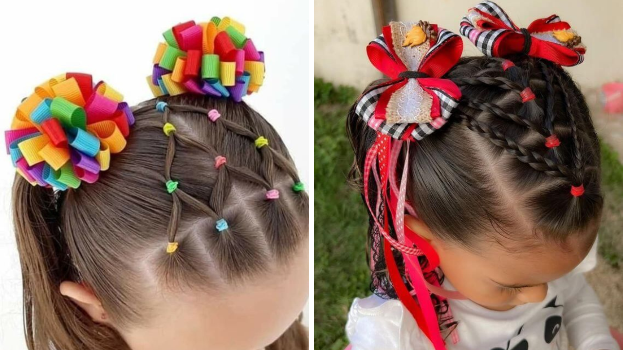 penteados para cabelo cacheado infantil