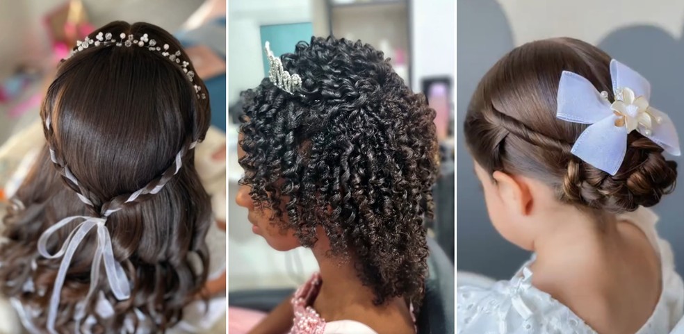fotos de penteado infantil